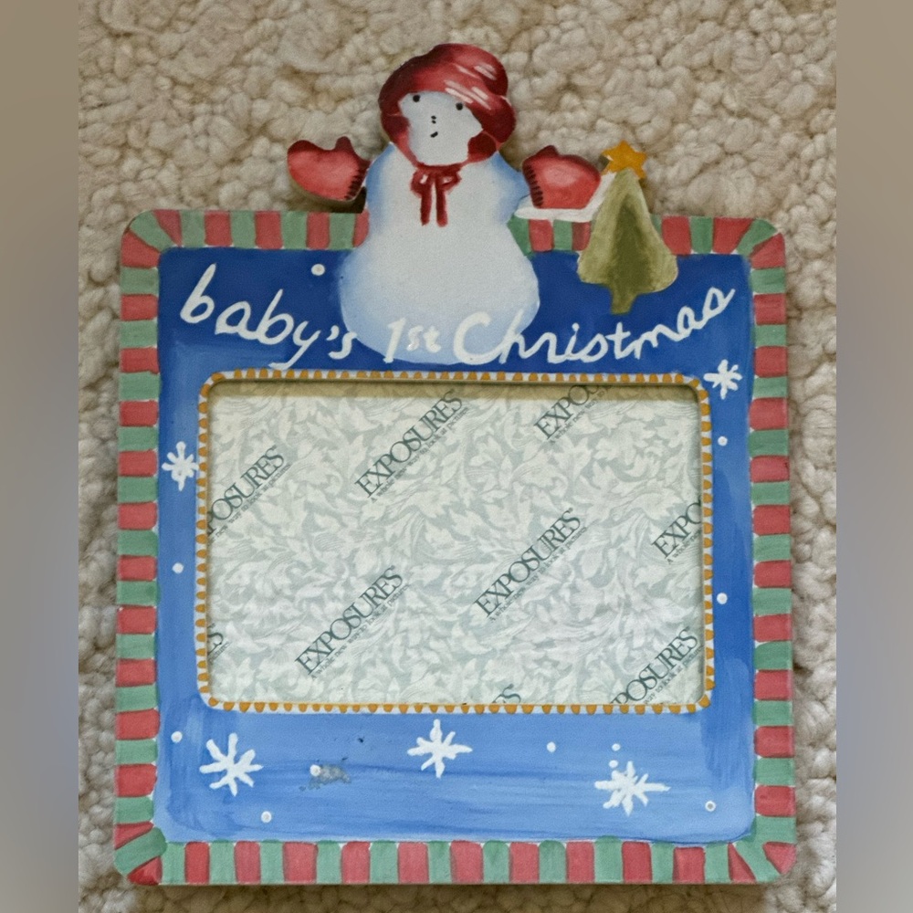 Baby's 1st Christmas Frame